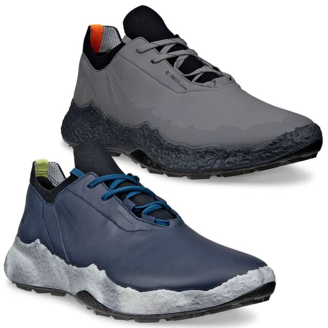 Ecco Mens 2025 M Golf Biom H5 Hybrid Waterproof Leather Spikeless Golf Shoes