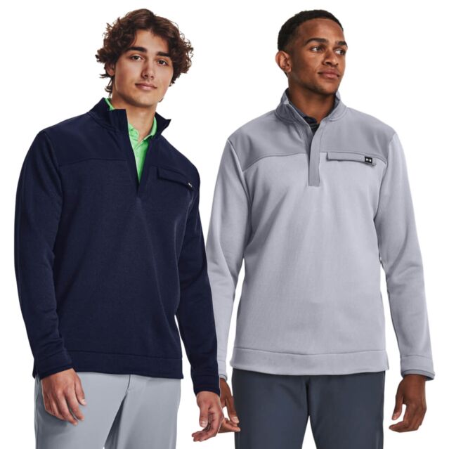 Under Armour Mens UA Storm SweaterFleece Half Zip Loose Fit Sweater