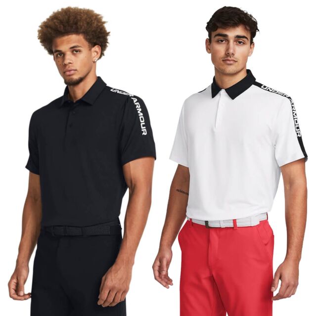 Under Armour Mens UA Playoff 3.0 Striker Loose Fit Golf Polo Shirt