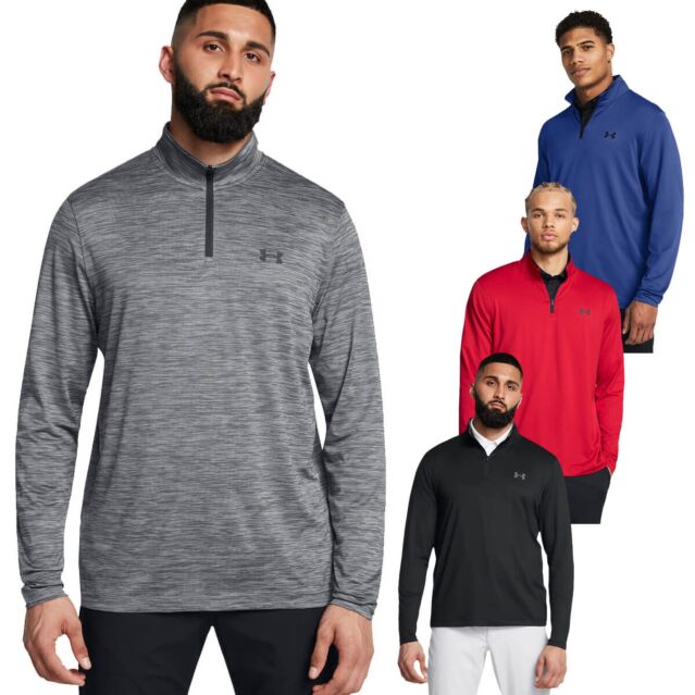 Under Armour Mens 2025 UA MatchPlay Lightweight Recycled 1/4 Zip Sweater