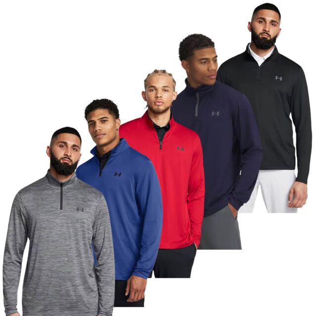 Under Armour Mens 2025 UA MatchPlay Lightweight Recycled 1/4 Zip Sweater