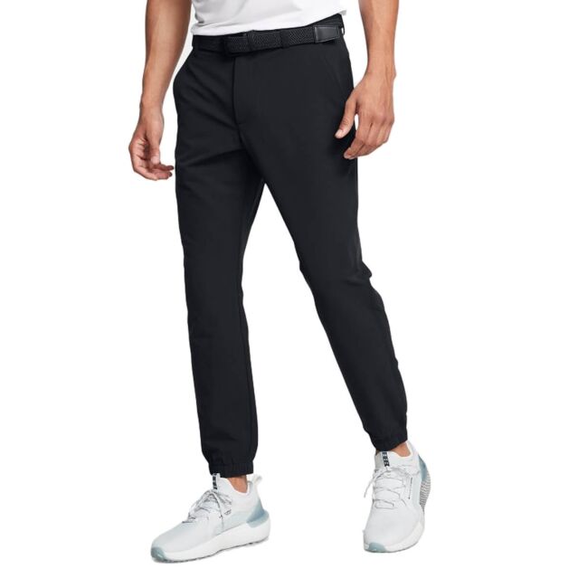 Under Armour Mens UA MatchPlay Jogger Style Cuffed Ankle Golf Trousers