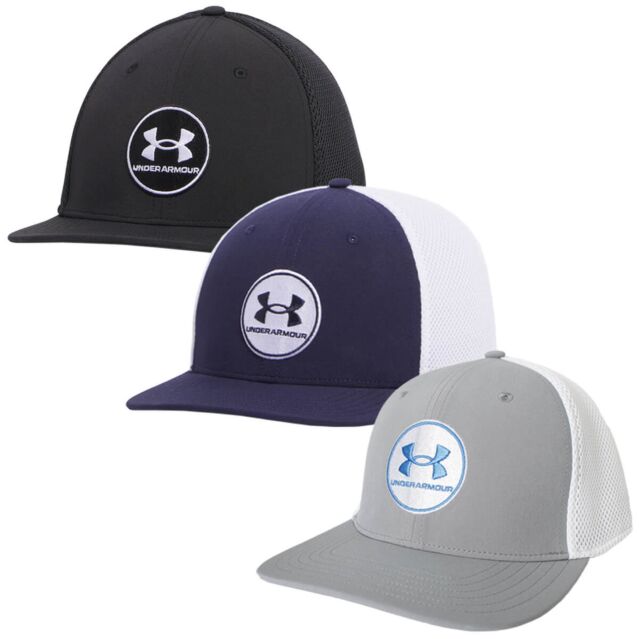 Under Armour Mens 2025 UA Drive Mid Iso-Chill Stretch Golf Baseball Cap
