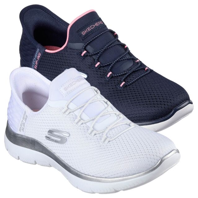 Skechers Womens Summits - Diamond Dream Slip In Memory Foam Trainers