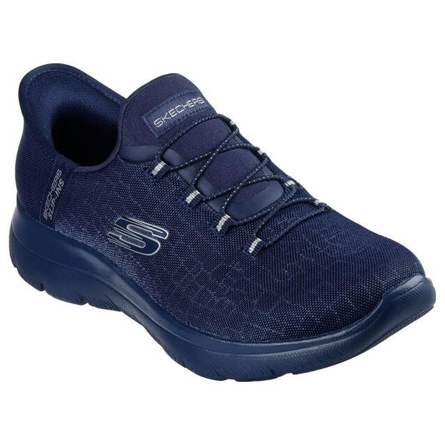 Skechers Womens 2025 Summits Classy Night Slip-ins Memory Foam Vegan Trainers