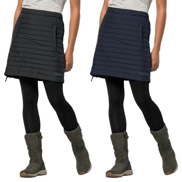 Jack Wolfskin Iceguard Quilted Windproof Breathable Stretch Skirt