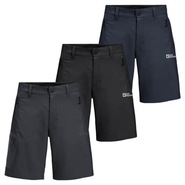Jack Wolfskin Mens Active Track Lightweight Stretch Hiking Shorts