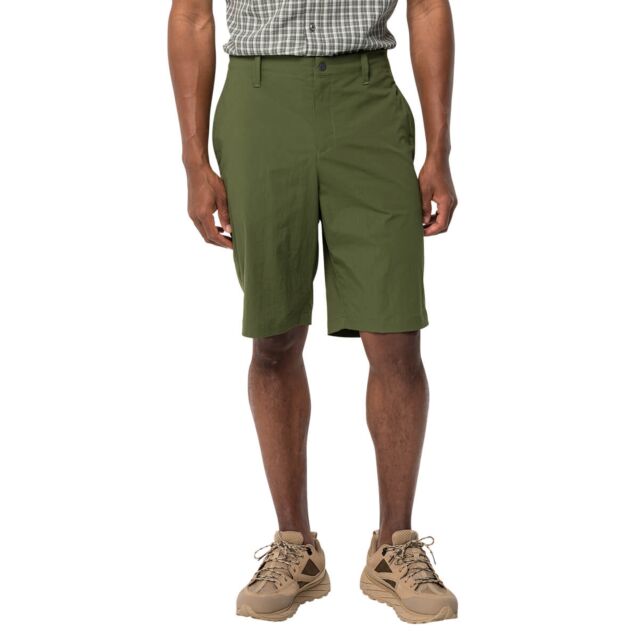 Jack Wolfskin Mens Desert Water Repellent Wicking Hiking Shorts