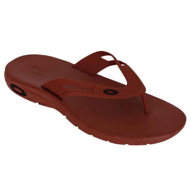 Oakley Mens Ellipse Flip Flop Comfort Moulded Sole Durable Logo Sandals