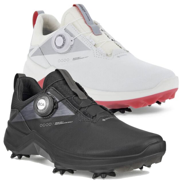 Ecco 2024 BIOM G5 W Spiked Boa Waterproof Leather Golf Shoes