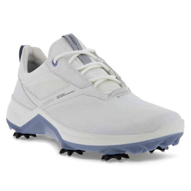 Ecco Womens W Golf Biom G5 Spiked Leather Waterproof Fluidform Golf Shoes
