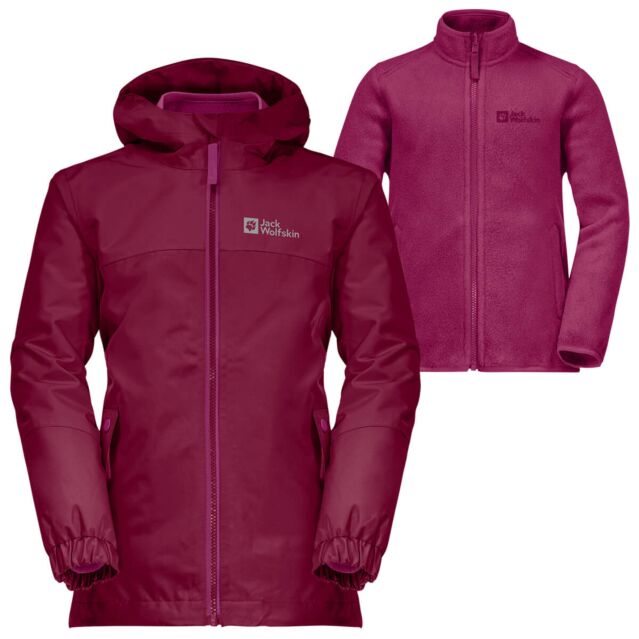 Jack wolfskin boys iceland 3 in 1 jacket hotsell