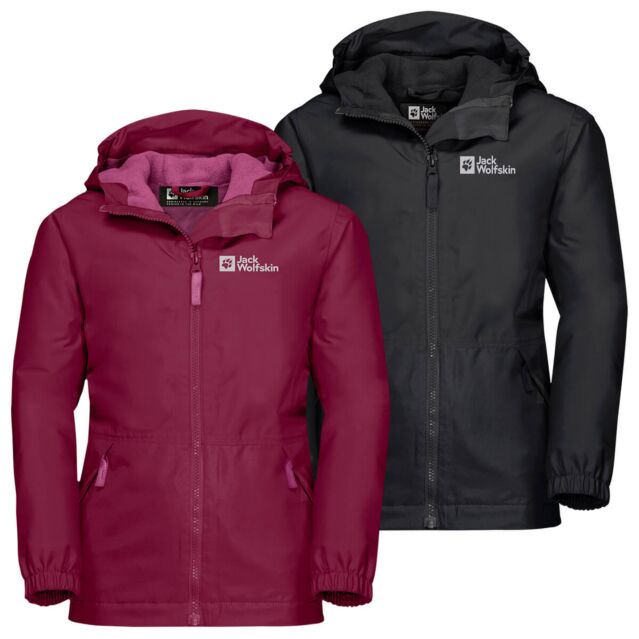 Jack Wolfskin Juniors Snowy Days Kids Waterproof Windproof Jacket