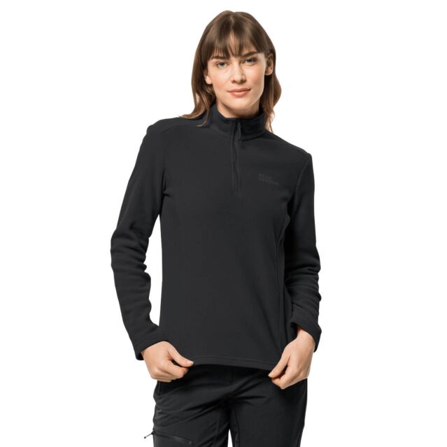 Jack Wolfskin Womens Taunus Half Zip Fleece Pullover Sweater
