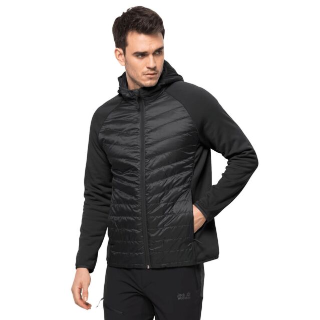 Jack Wolfskin Mens Routeburn Pro Windproof Water Repellent Hybrid Jacket