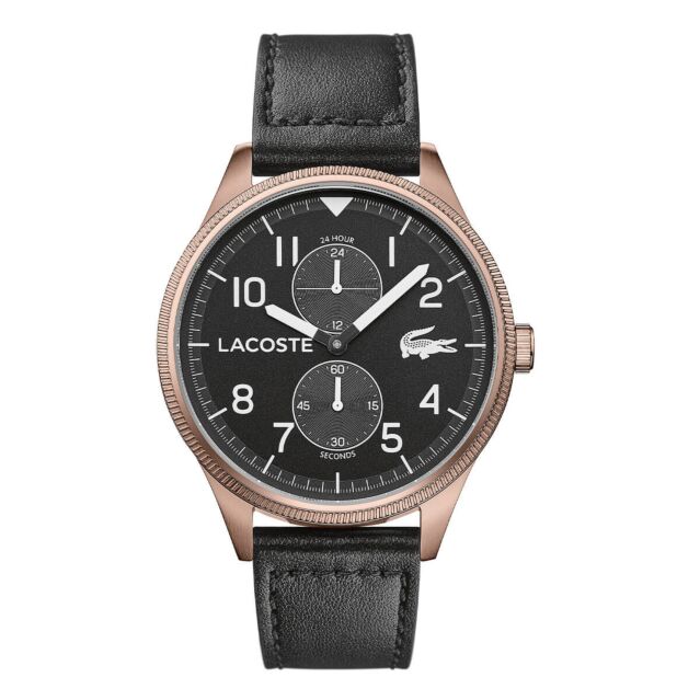 Lacoste Mens Lacoste Continental Water Resistant Aviator Style Watch