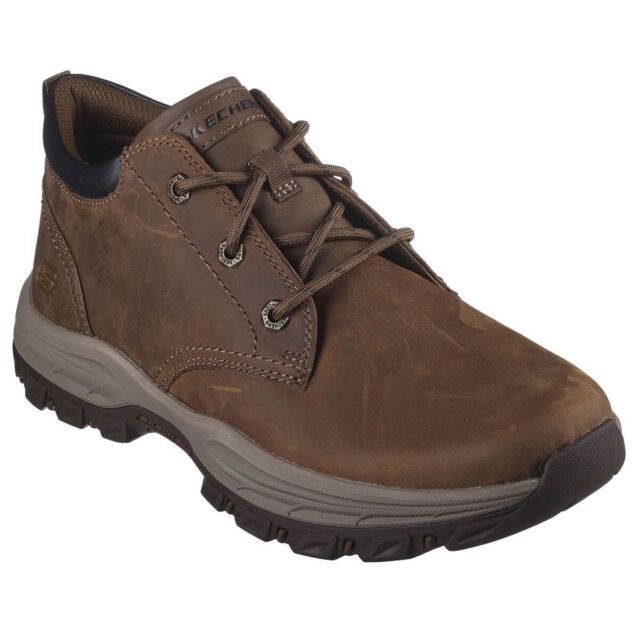Skechers Mens Knowlson Ramhurst Lace Up Leather Trainers