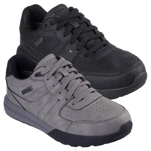 Skechers Mens Netson Gander Waterproof Arch Fit Memory Foam Trainers