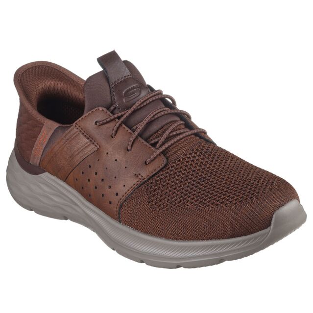 Skechers Mens 2025 Garner Newick Hands Free Slip Ins Memory Foam Trainers