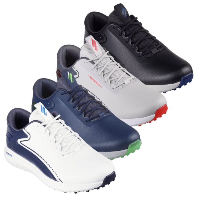 Skechers Mens 2024 Go Golf Max 3 Arch Fit Waterproof Lightweight Golf Shoes