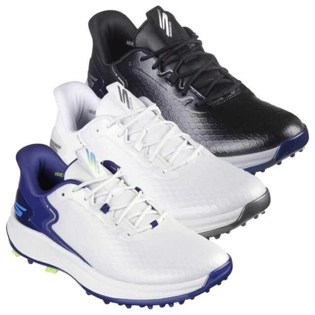 Skechers Mens 2025 Go Golf Blade GL Slip Ins Waterproof Lightweight Golf Shoes