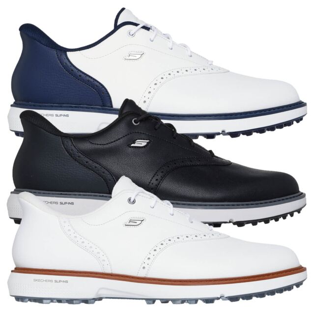 Skechers Mens 2025 Slip-ins GO GOLF Prestige SL Leather Waterproof Golf Shoes