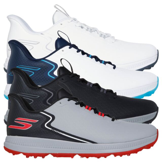 Skechers Mens 2025 Go Golf Elite 6 Slip-Ins Waterproof Lightweight Golf Shoes