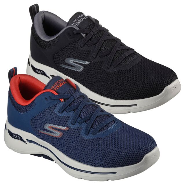 Skechers Mens Go Walk Arch Fit Clinton Lightweight Cushioned Trainers