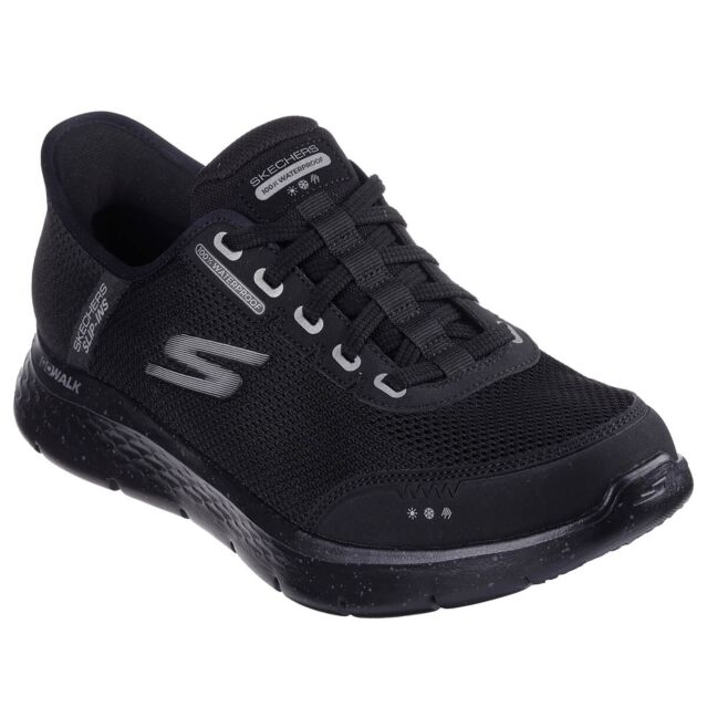 Skechers Mens GO WALK Flex 100% Waterproof Breathable Slip In Trainers
