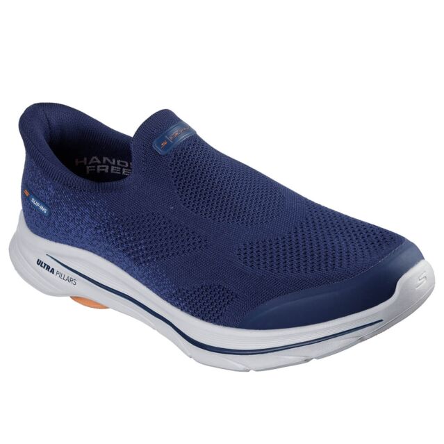 Skechers Mens 2025 GO WALK 8 Pelayo Slip-ins Stretch Fit Air-Cooled Trainers