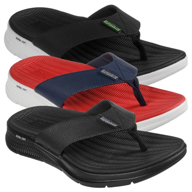 Skechers sandals deals mens red