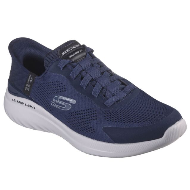 Skechers mesh slip ons best sale