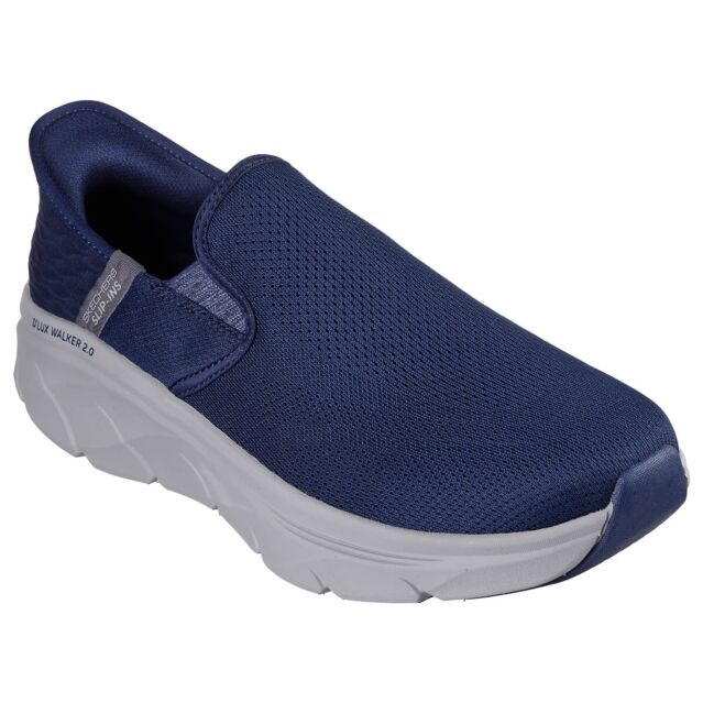 Skechers Mens D Lux Walker 2.0 Reeler Memory Foam Trainers