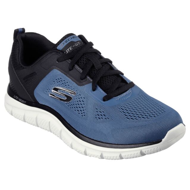 Skechers Mens Track Broader Vegan Lightweight Fitness Trainers