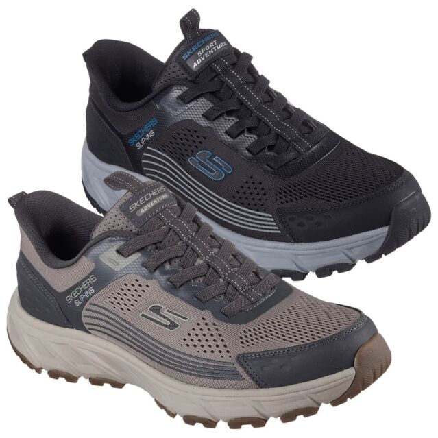 Skechers Mens 2025 Hillcrest 2.0 Cushioned Stretch Lace Slip-Ins Trainers