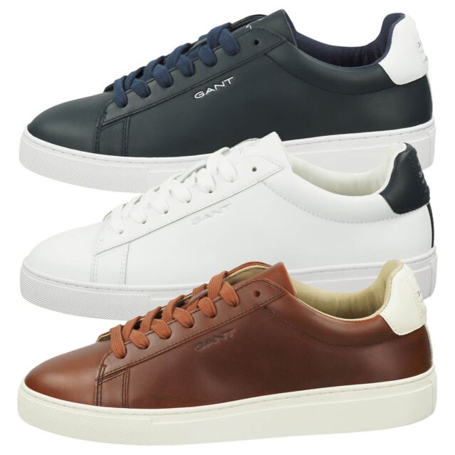 GANT Mens McJulien Classic Leather Sustainable Sneakers Trainers