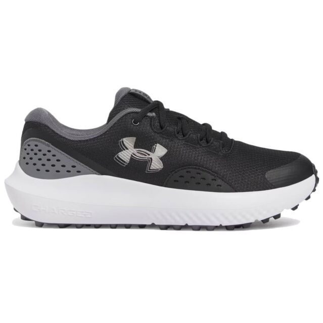 Under Armour Mens 2025 Surge Water-resistant Cushioned Comfortable Golf Shoes