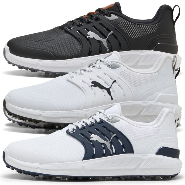 Puma Golf Mens 2025 Ignite Elevate 2 Tour Spiked Waterproof Golf Shoes