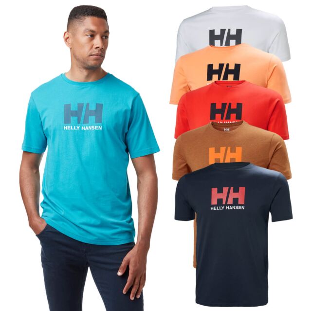 Helly Hansen Mens Classic Short Sleeve Cotton Logo T Shirt
