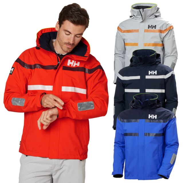 Helly Hansen Mens Saltro Waterproof Windproof Hooded Sailing Jacket