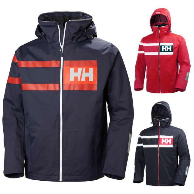 Helly Hansen Mens Power Sailing Waterproof Hooded Coat Jacket