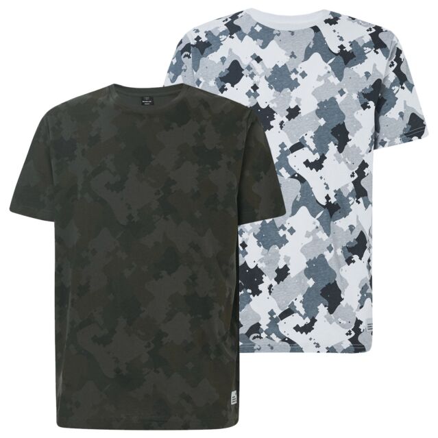 Oakley Mens Cadpat Camo Short Sleeve Lightweight T-Shirt