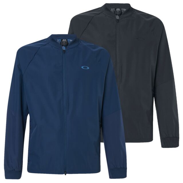 Oakley Mens Golf Tech Durable Water Repellent Stretch Fabric Full Zip Jacket
