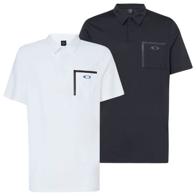 Oakley Mens Golf Pocket Breathable Short Sleeve Polo Shirt