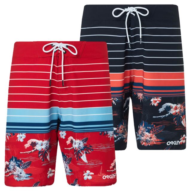 Oakley Mens Retro Bloom 20 Stretch O Protect Board Shorts