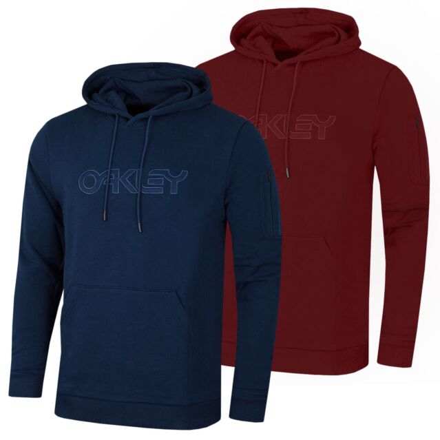 Oakley Mens B1B Pocket Pullover Hoodie Mesh Drawcord Hoody
