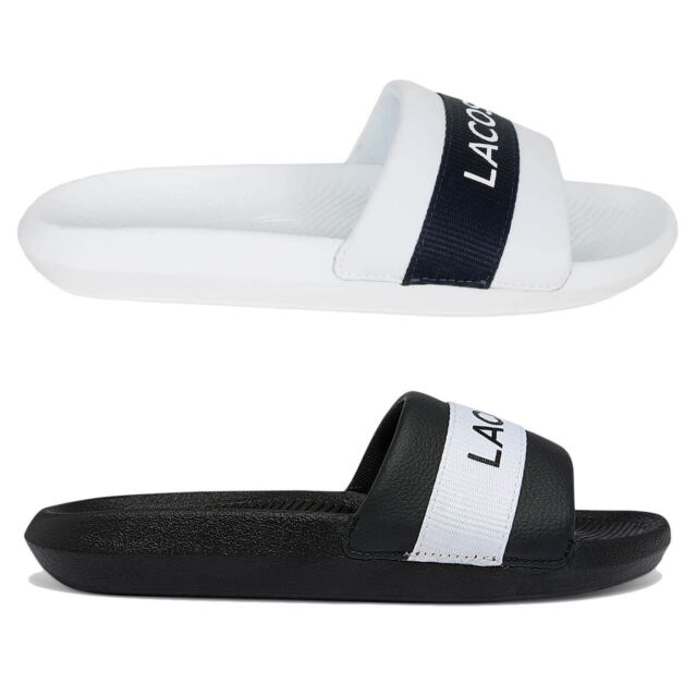 Lacoste Womens Croco Slide 0721 CFA Crocodile Synthetic Flip Flops