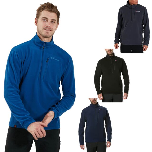 Berghaus Mens 2025 Prism Micro Polartec Half Zip Warm Fleece Durable Sweater