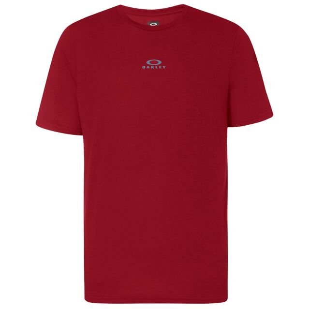 Oakley Mens Bark New SS Ohydrolix Quick Drying T-Shirt - Raspberry - S