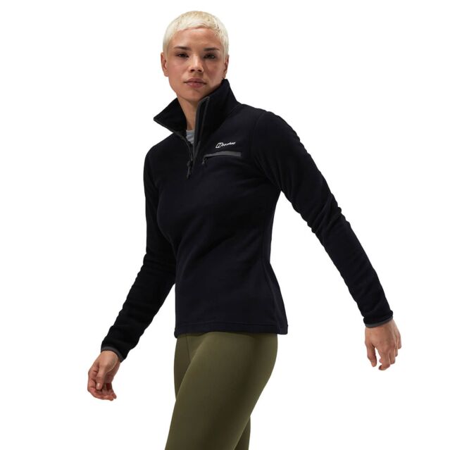 Giacca In Pile Berghaus Prism 2.0 Per Bambina - Collo Alto, Tasche Con Zip, Materiale Riciclato